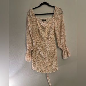 Long sleeve mini dress